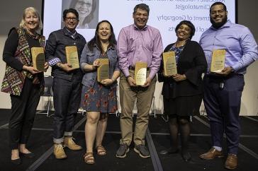 Alumni award recipients at the Sustainability Awards